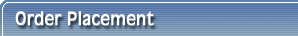 Orer Placement