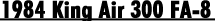 1984 King Air 300 FA-8