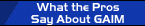 What the Pros Say About GAIM