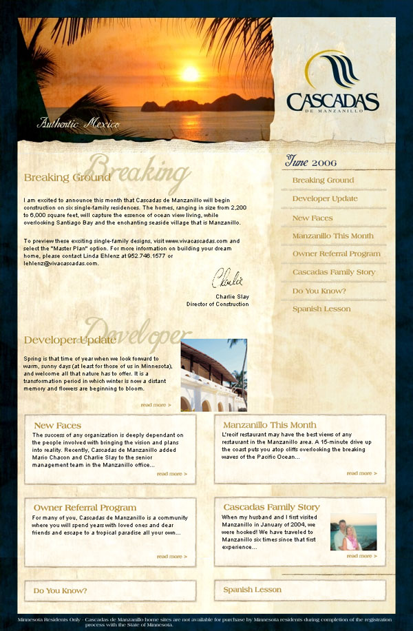 Cimarron Hills Website 