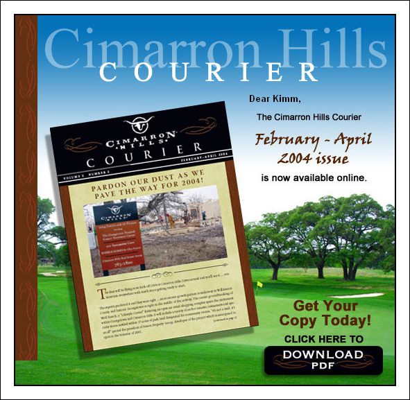 Cimarron Hills E-mail E-marketing