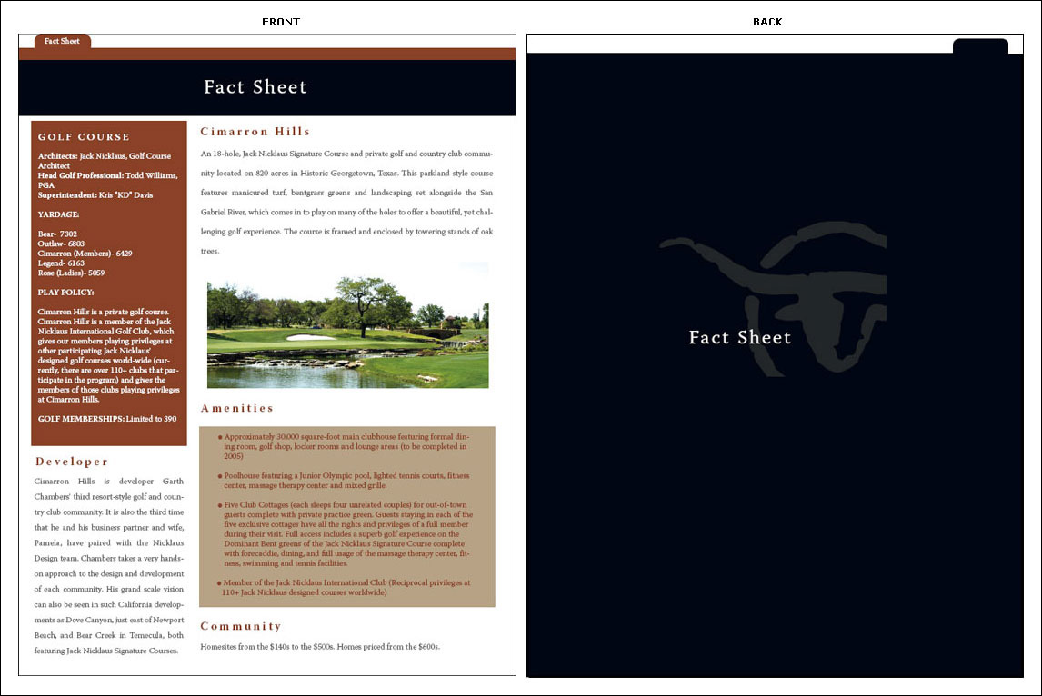 Cimarron Hills Sales Slick 