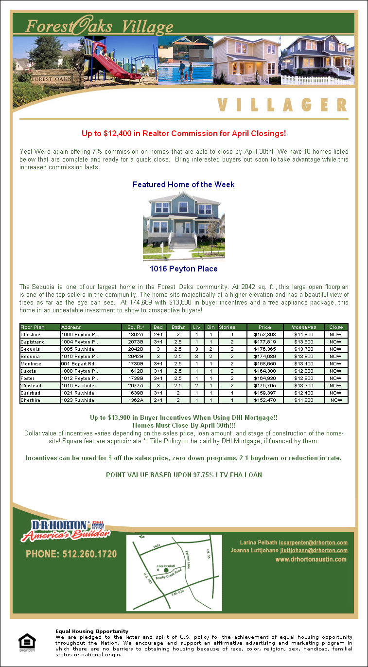 DR Horton Newsletter