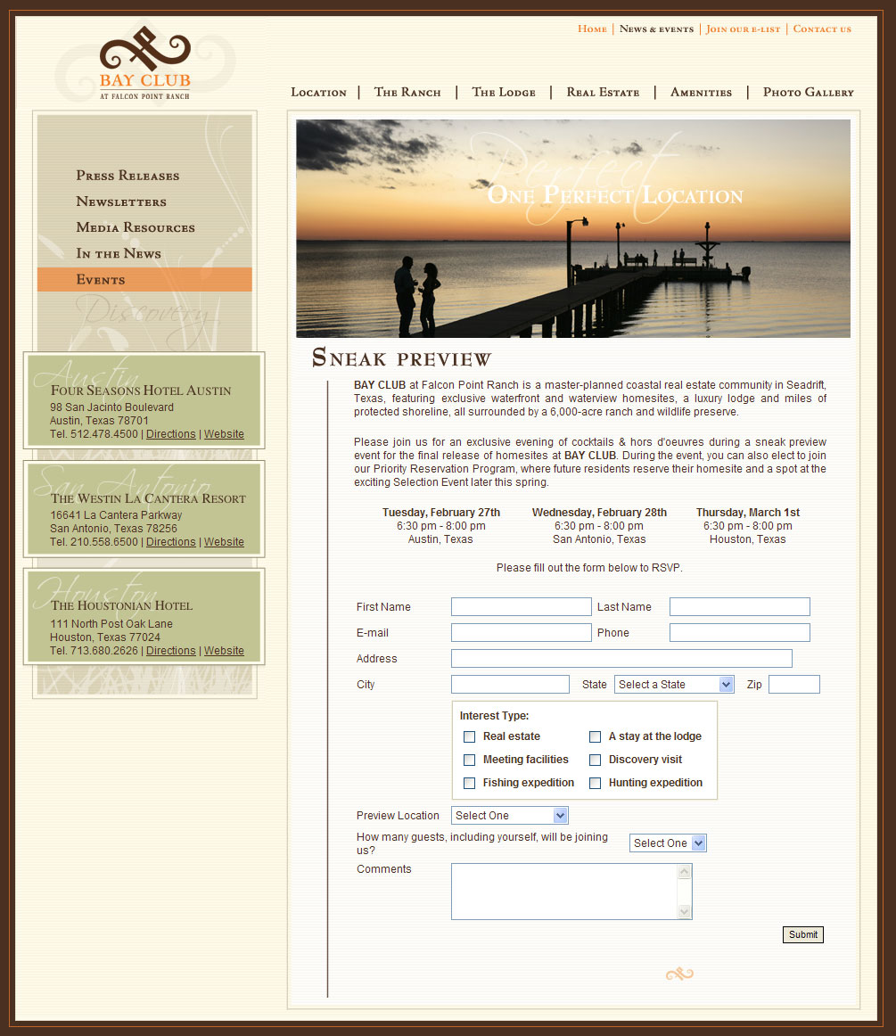 Cimarron Hills Website 