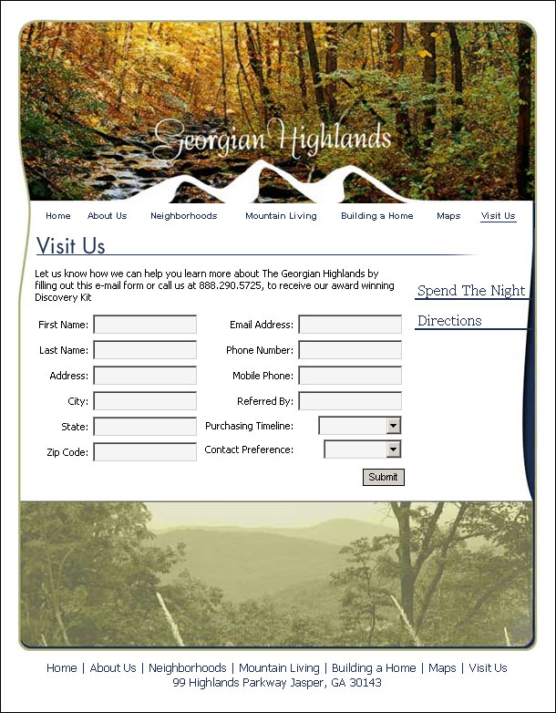 Georgian Highlands E-mail E-marketing