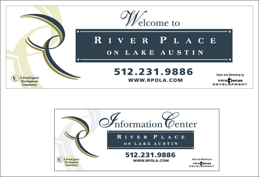 River Place Signs