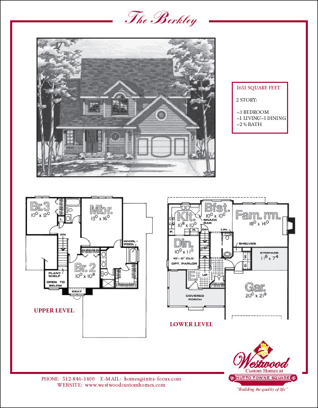 Westwood Custom Homes E-mail Marketing