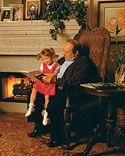 Reading in the Den